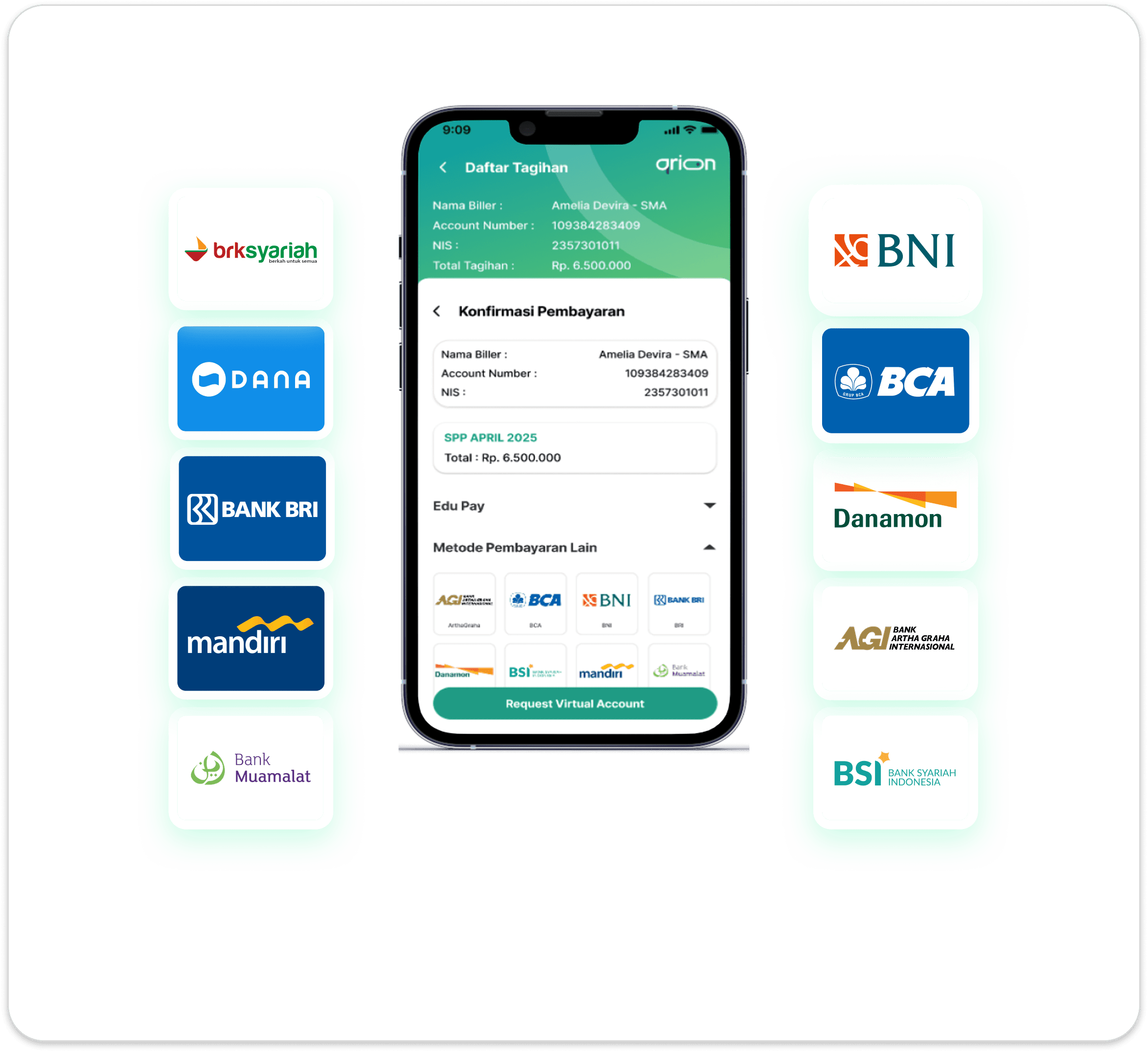 QRION Mobile - Terintegrasi Payment Channels